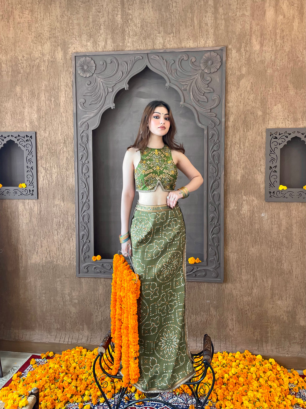 Mehra Skirt Set