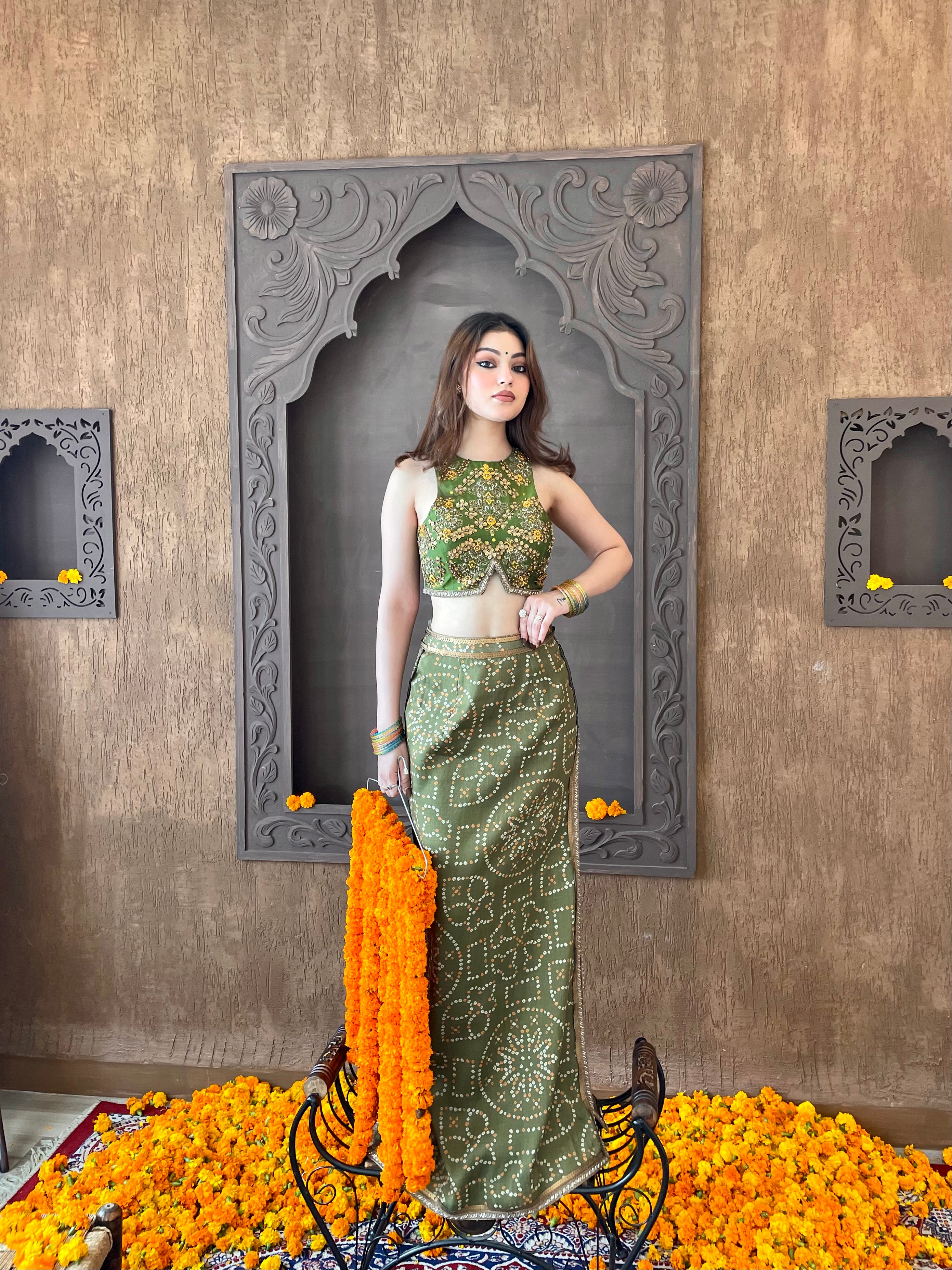 Mehra Skirt Set
