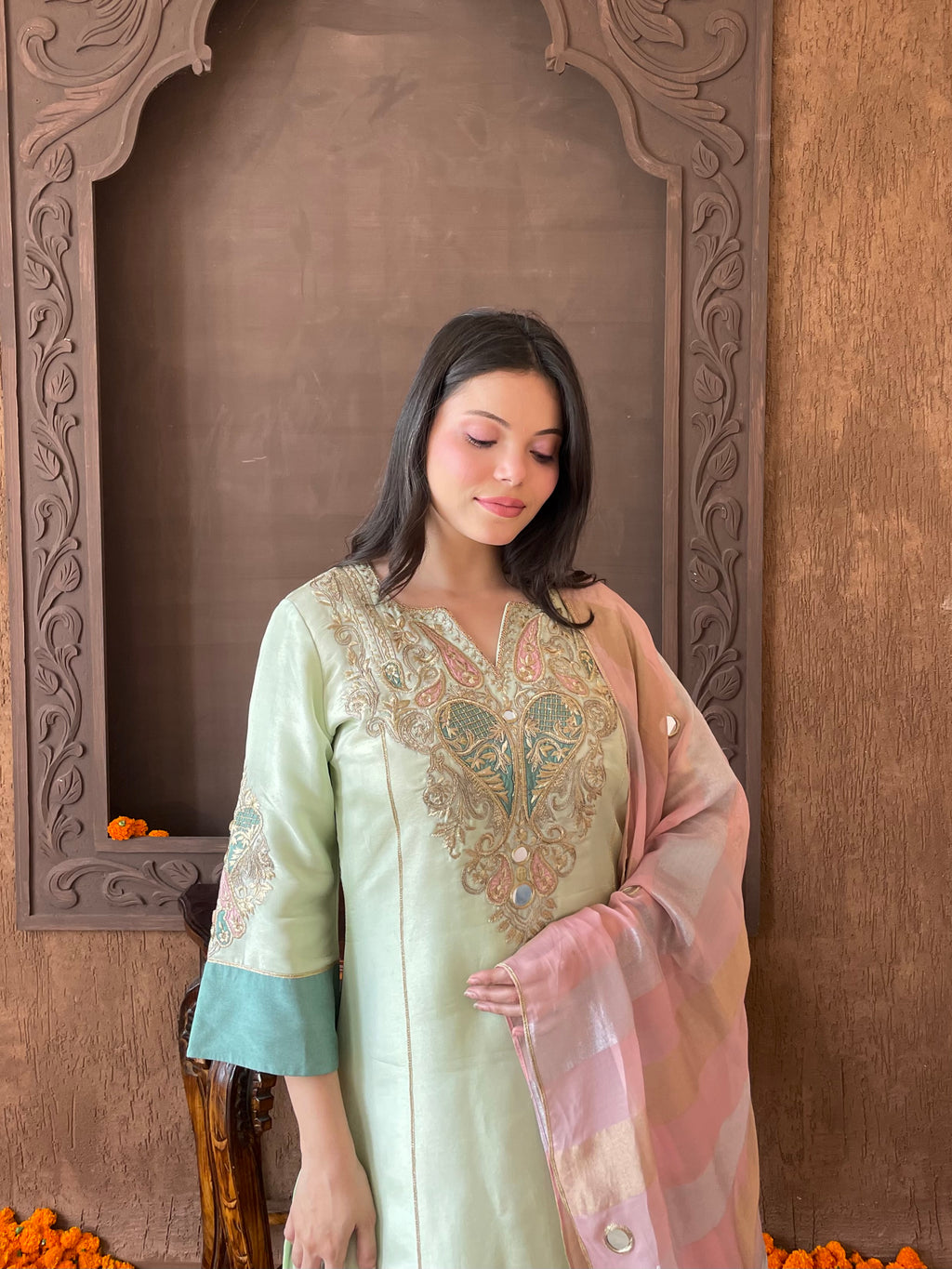 Mint Pastel Suit Set