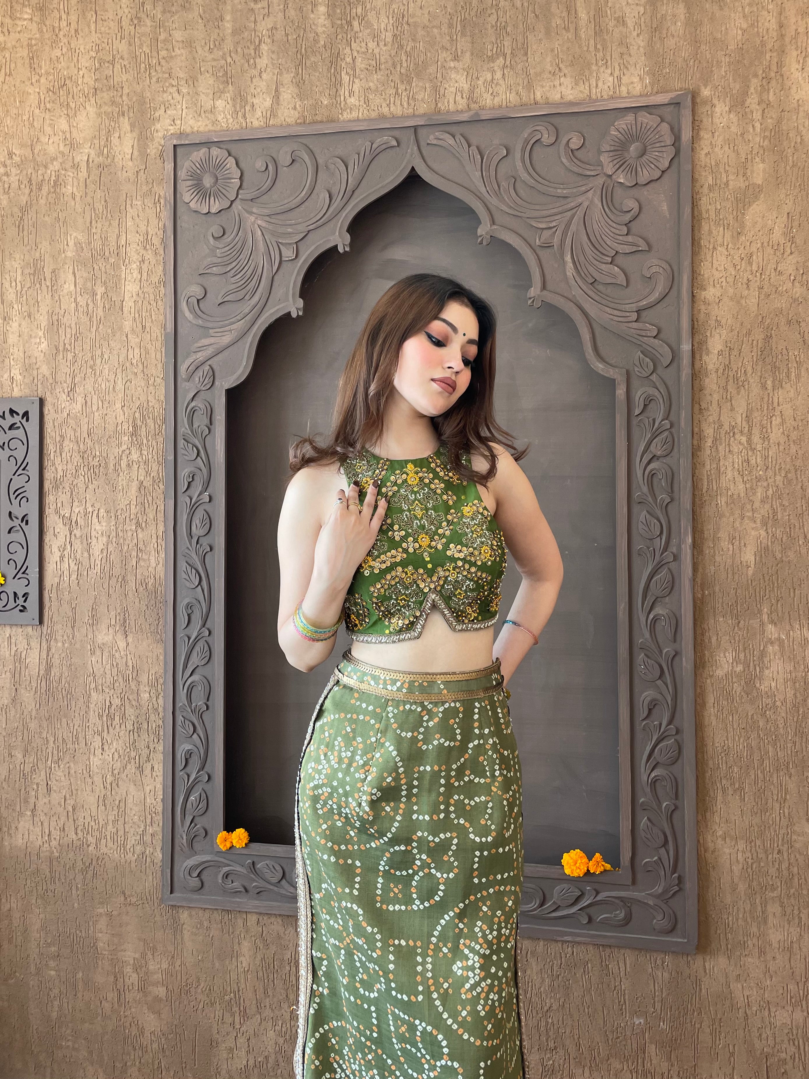 Mehra Skirt Set