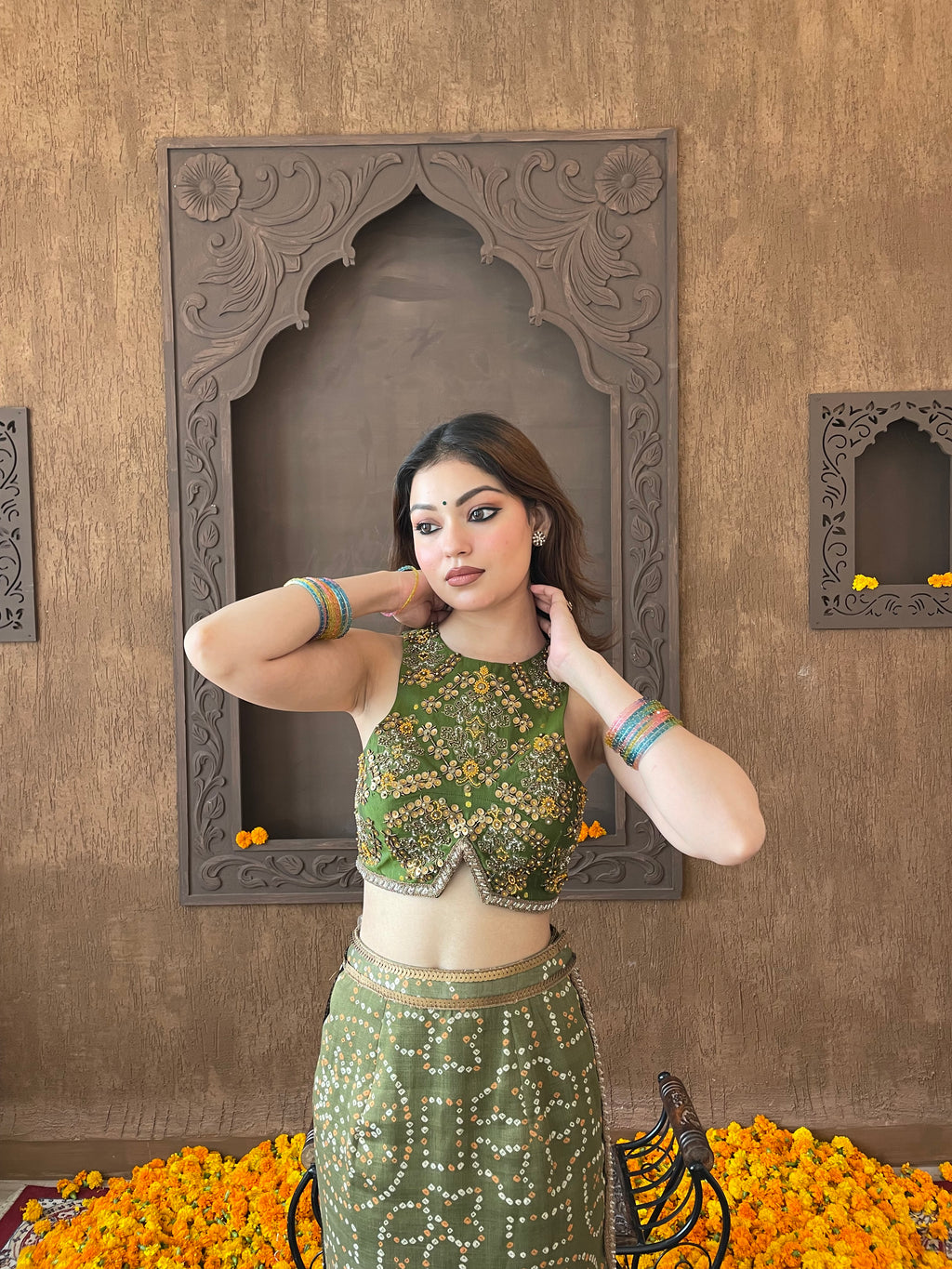 Mehra Skirt Set