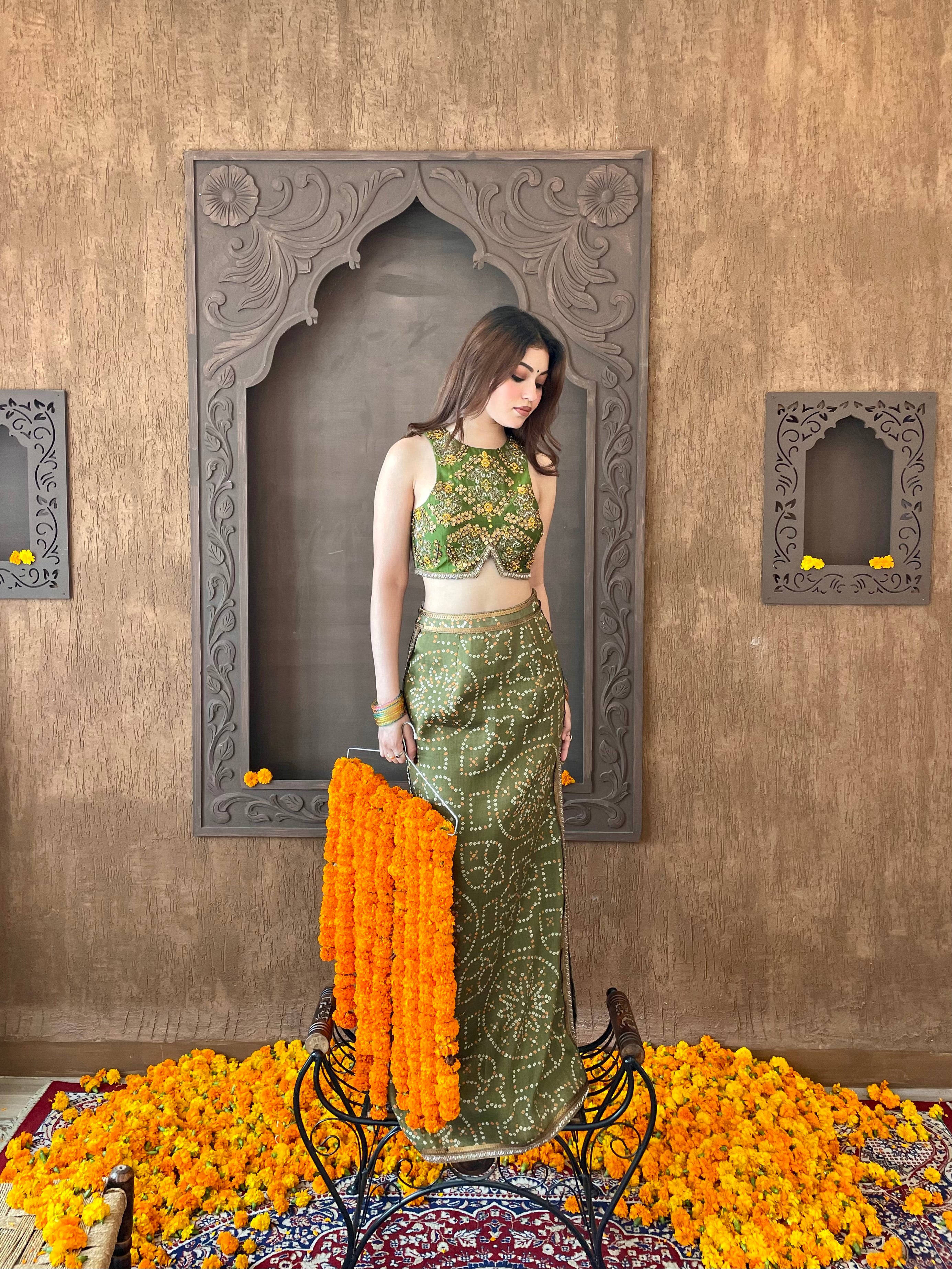 Mehra Skirt Set