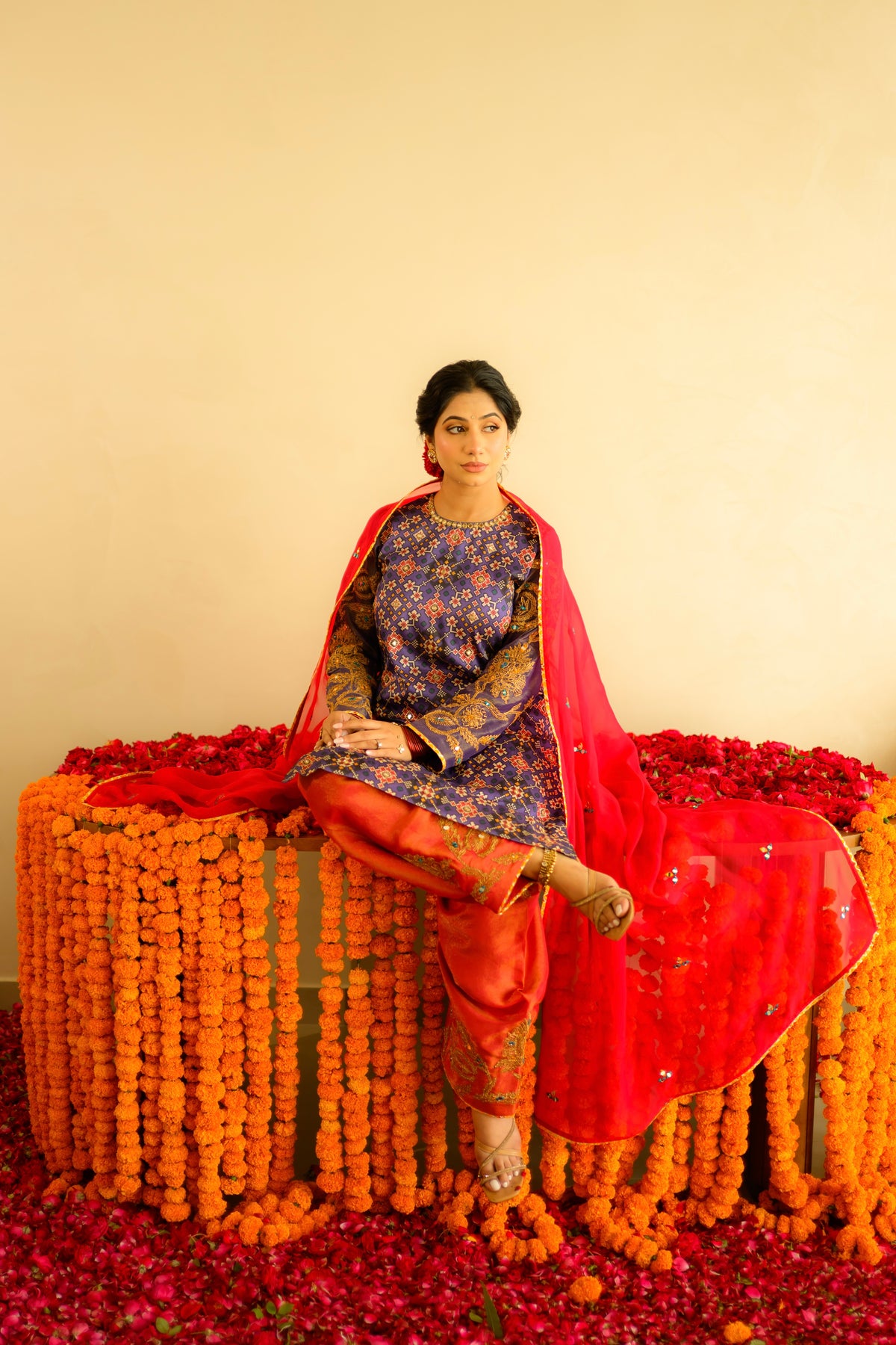 Gulabi Patola Suit