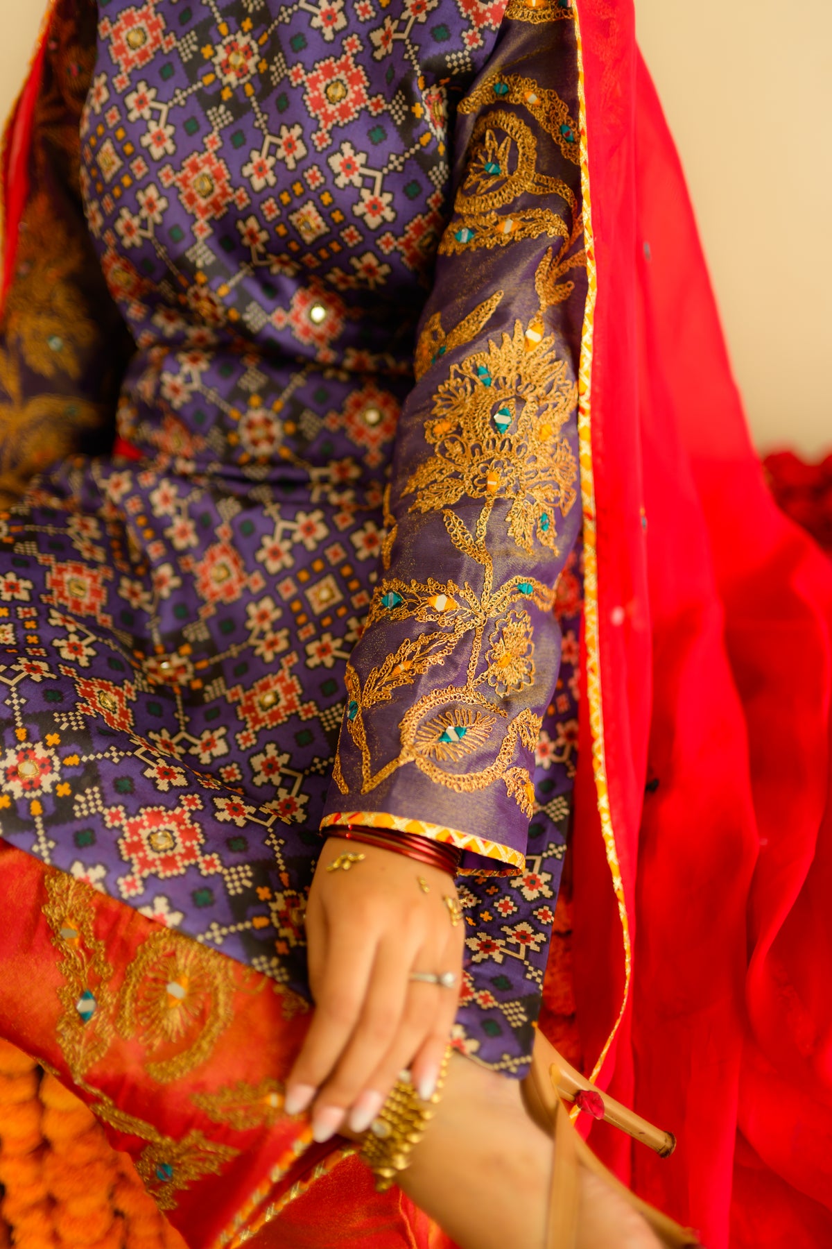 Gulabi Patola Suit