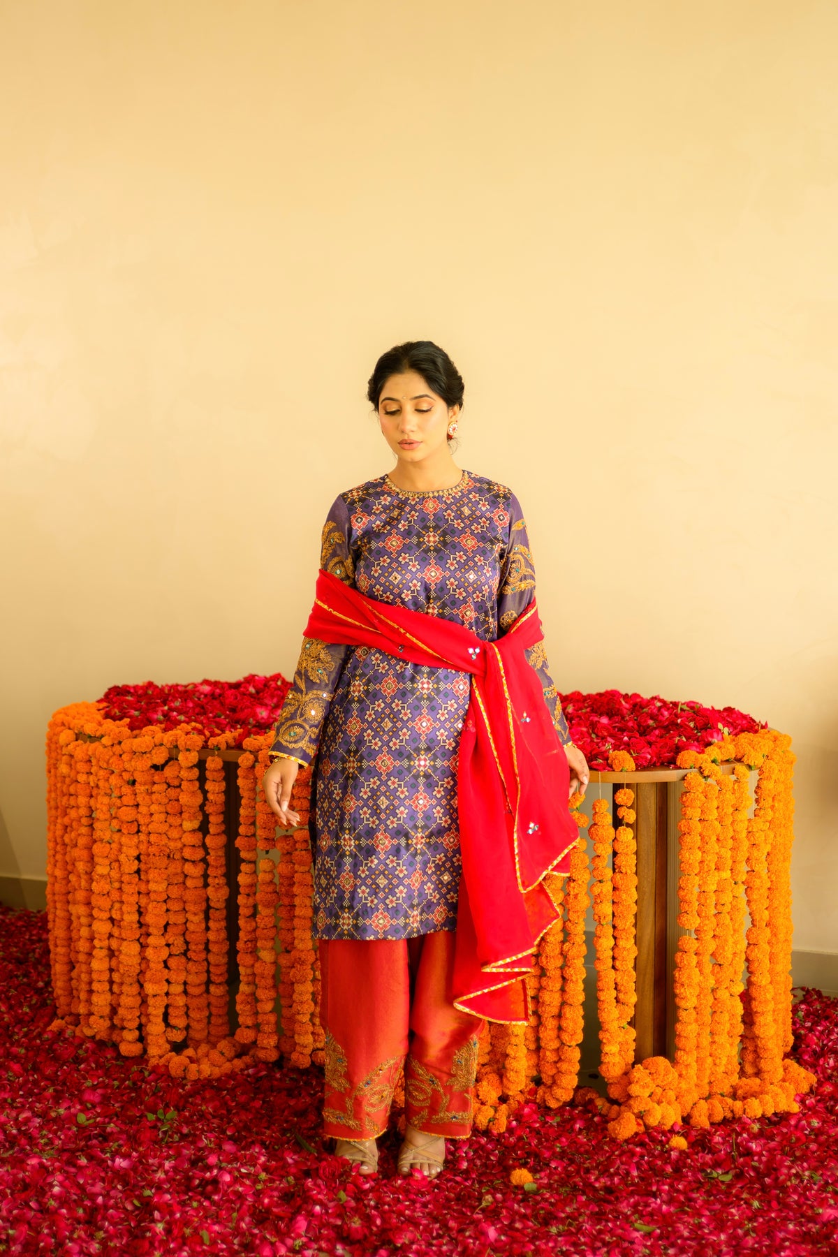 Gulabi Patola Suit
