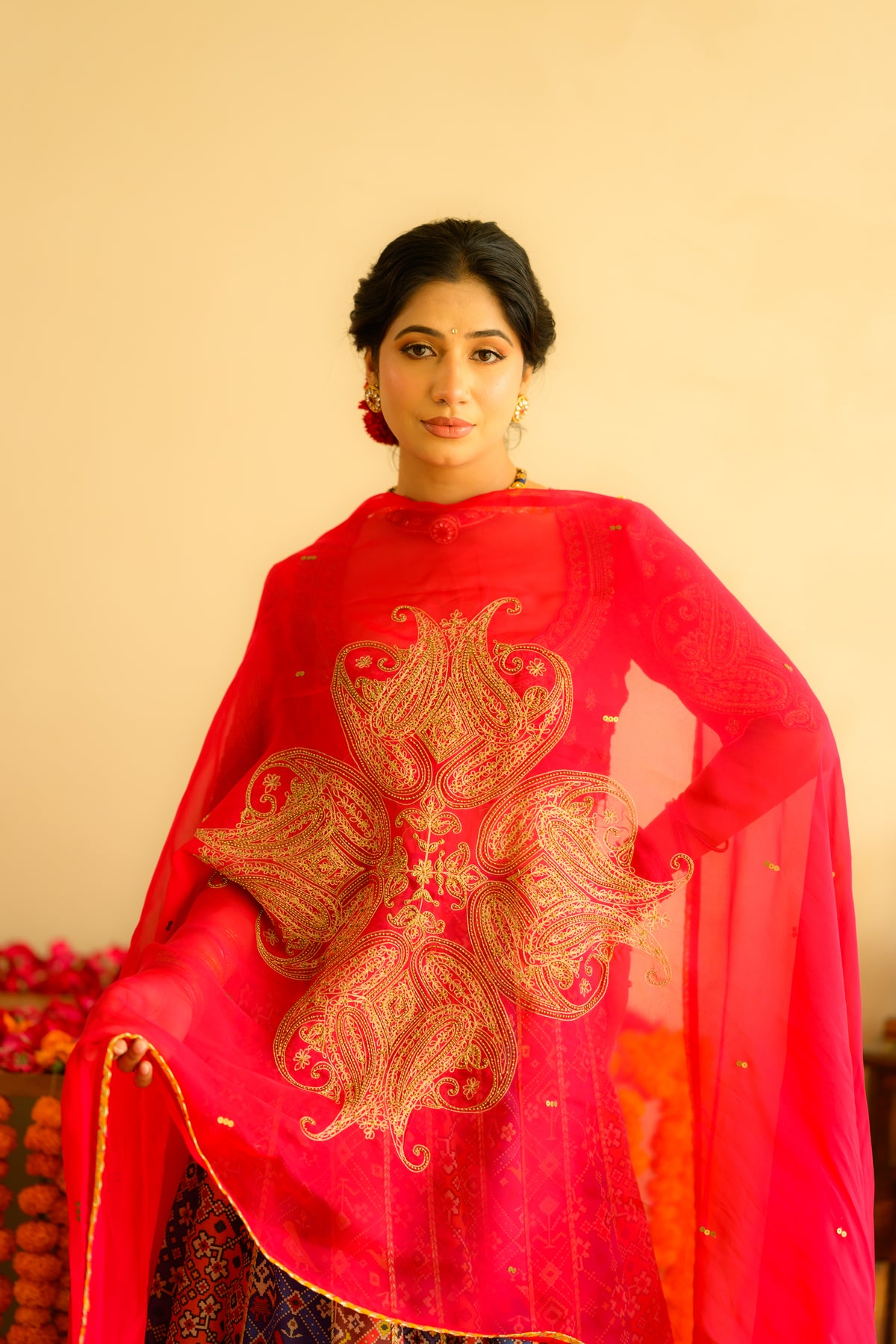 Gulnaar Patola Lehenga