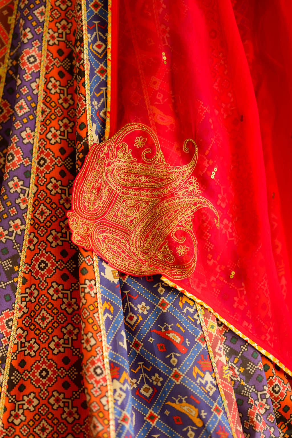 Gulnaar Patola Lehenga