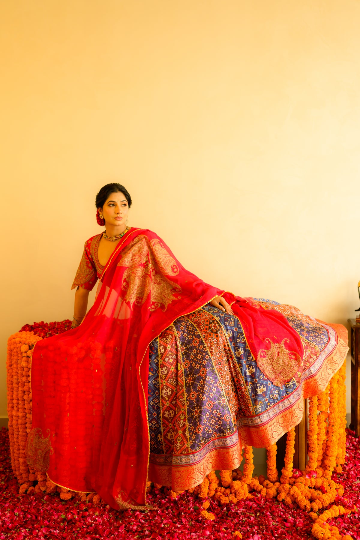 Gulnaar Patola Lehenga