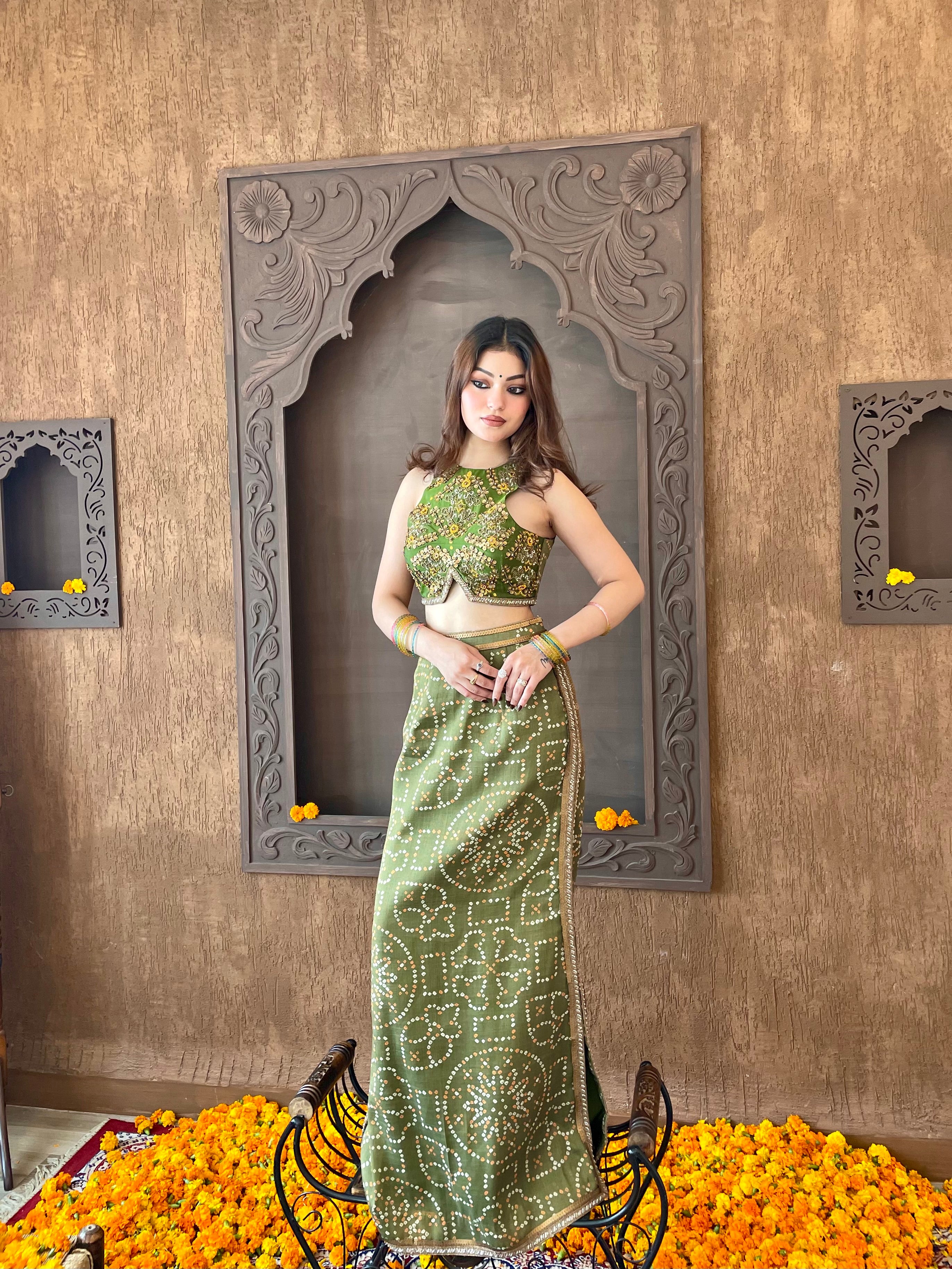 Mehra Skirt Set
