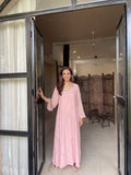 Blush Pink Georgette Kaftan