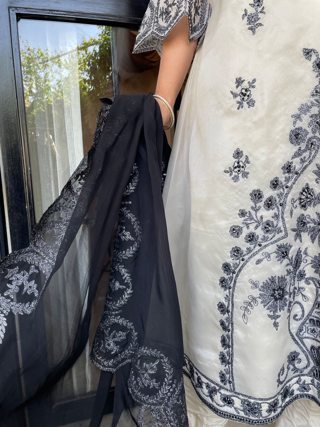Ivory Black suit