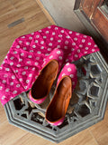Bandhani Pink Jutti
