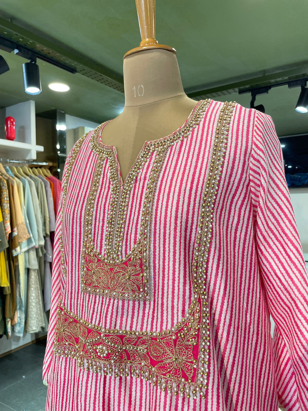 Candy Stripe Kurta Set