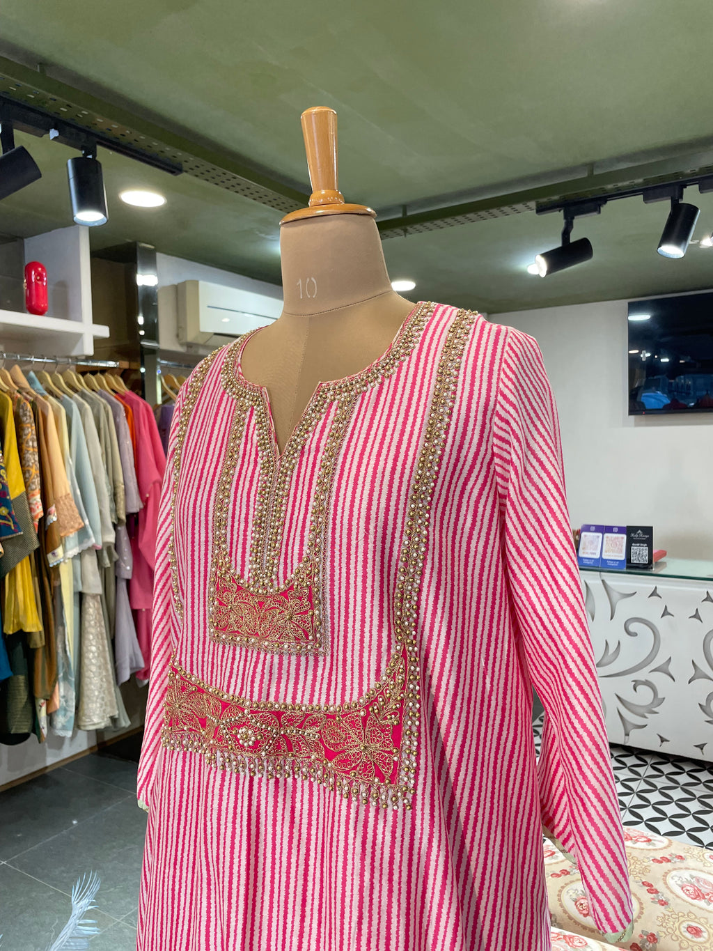 Candy Stripe Kurta Set