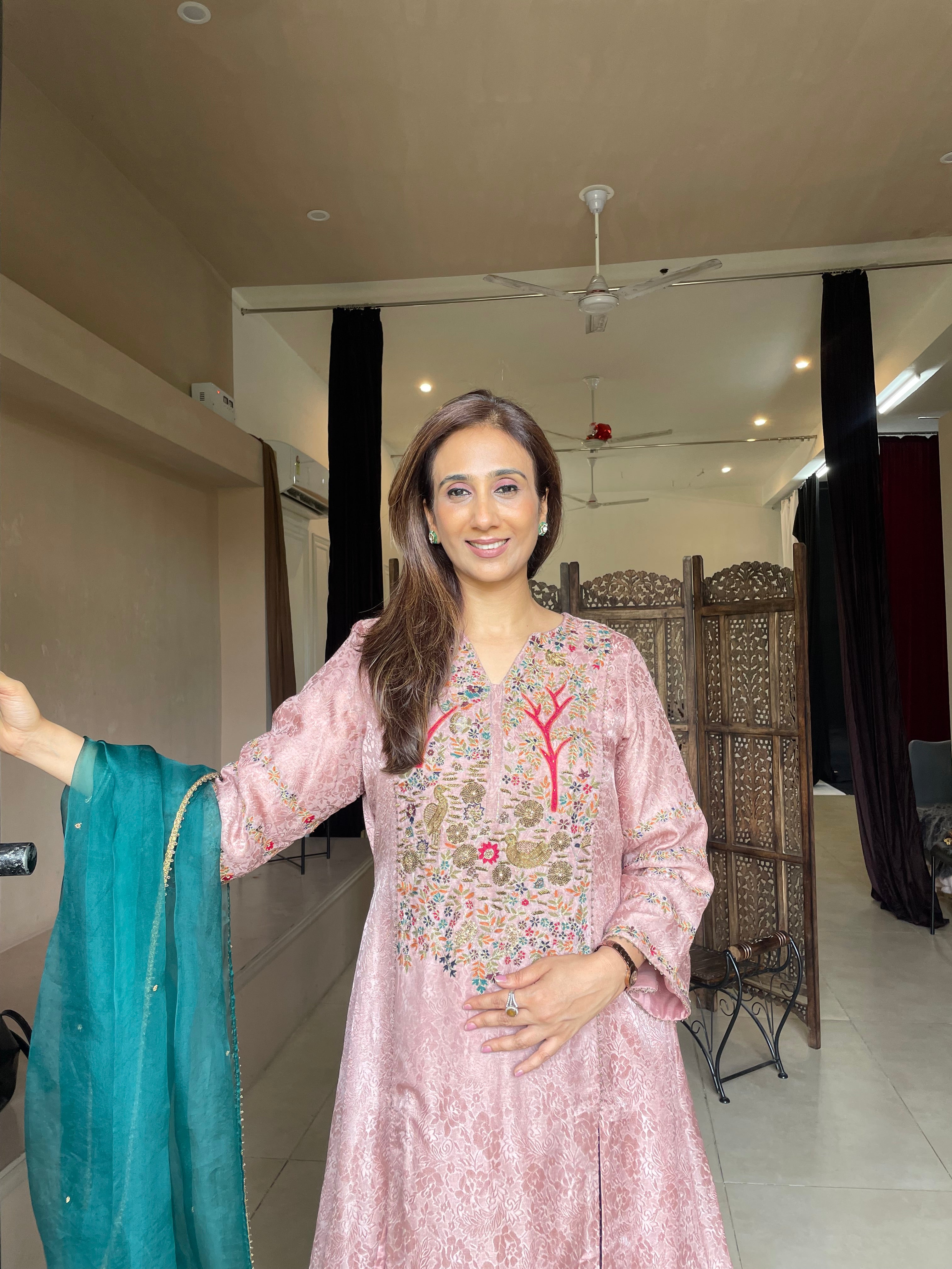 Sehar Jacquard Silk Kurta Set